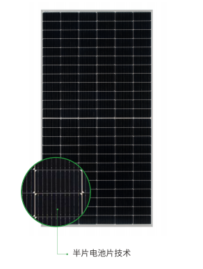 晶科—單面半片 540-560W組件  Tiger Pro 72HC